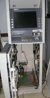 PIMA Hunter-Pro system installed in side of the ATM.